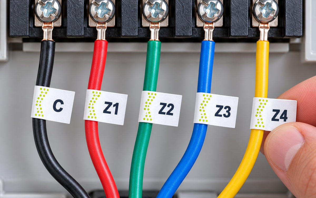 Wires labeled C and Z1 to Z4 at the terminals of an old timer