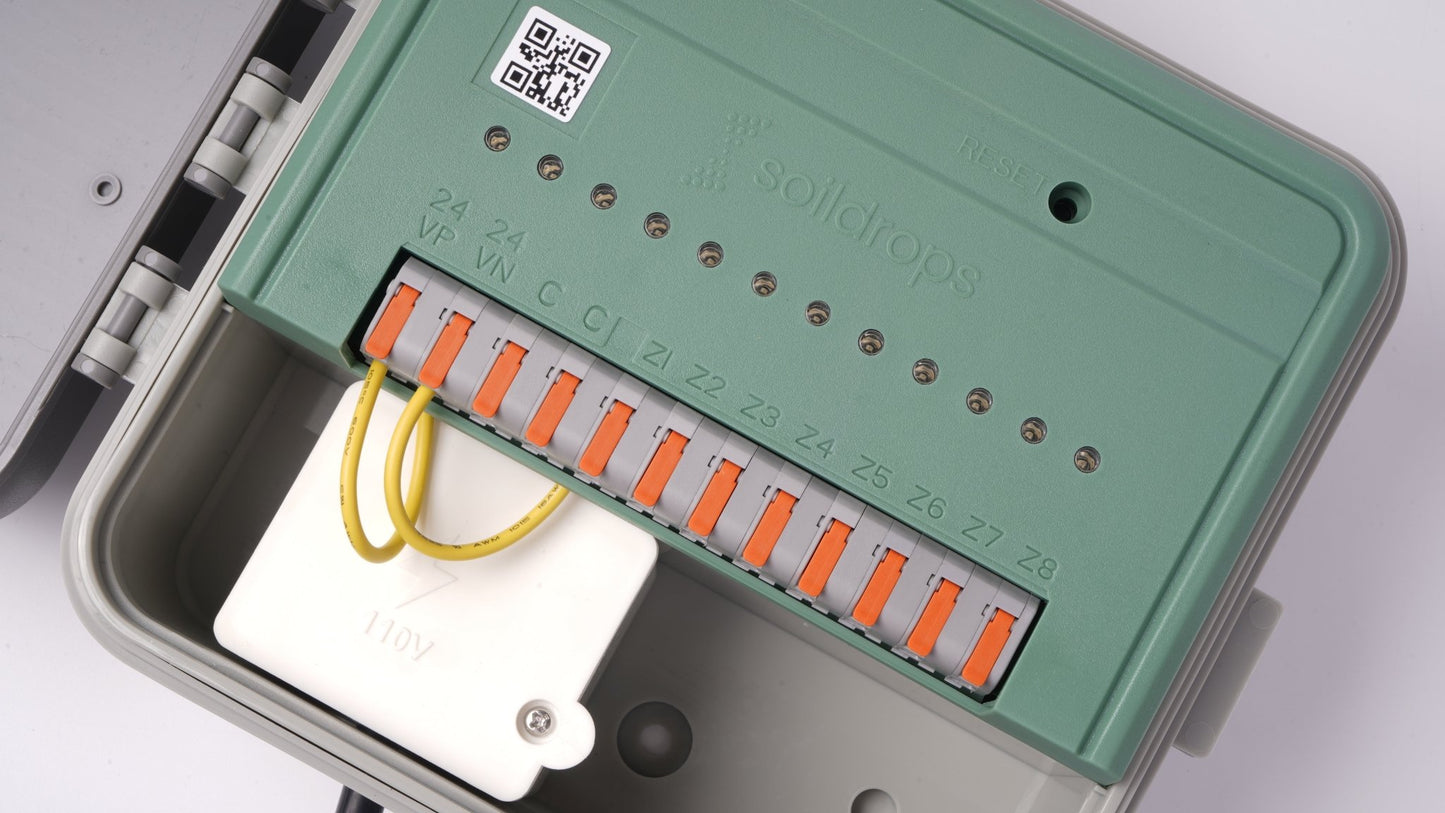 SoilDrops Smart Sprinkler Controller — 8 - Zone WiFi Irrigation Controller with AI Scheduling - Soildrops