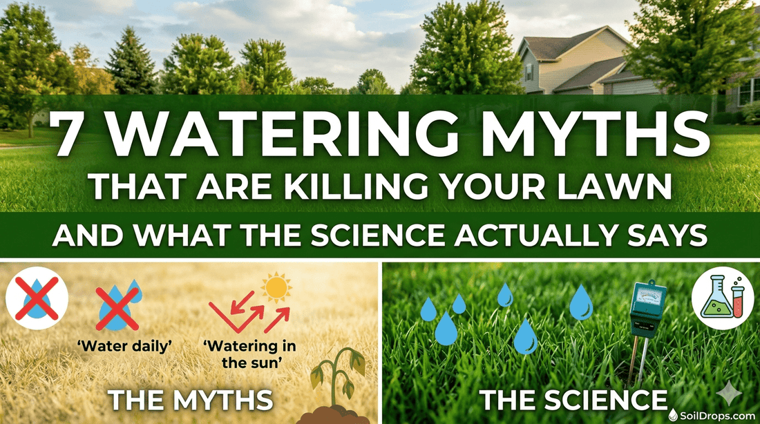 7 Watering Myths That Are Killing Your Lawn (And What the Science Actually Says) - Soildrops