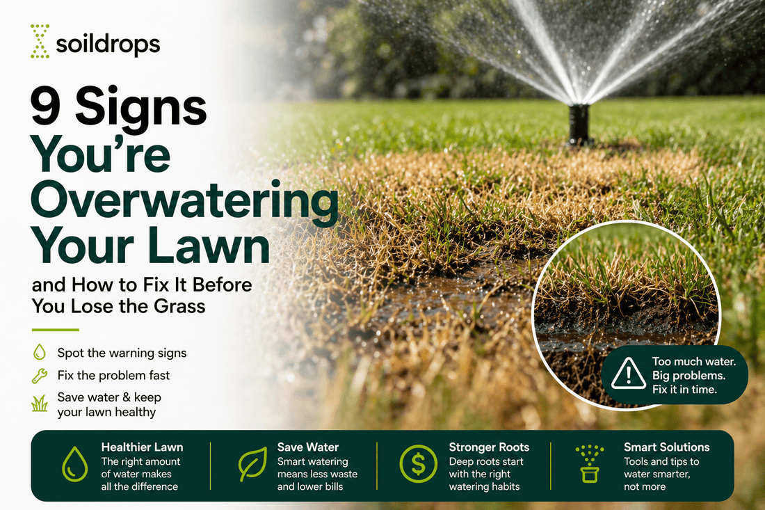 9 Signs You're Overwatering Your Lawn (And How to Fix It Before You Lose the Grass) - Soildrops