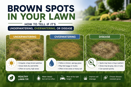 Brown Spots in Your Lawn: How to Tell If It's Underwatering, Overwatering, or Disease - Soildrops