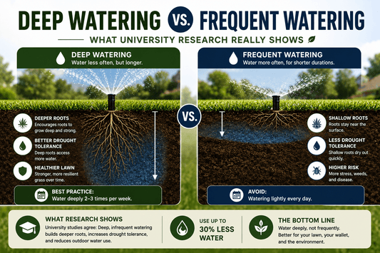 Deep Watering vs Frequent Watering: What University Research Really Shows - Soildrops