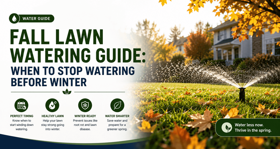 Fall Lawn Watering Guide: When to Stop Watering Before Winter - Soildrops