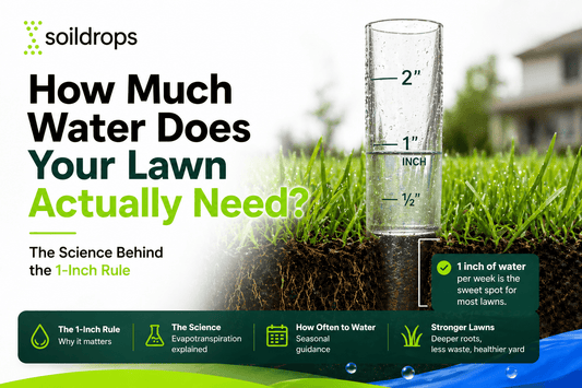 How Much Water Does Your Lawn Actually Need? The Science Behind the 1-Inch Rule - Soildrops