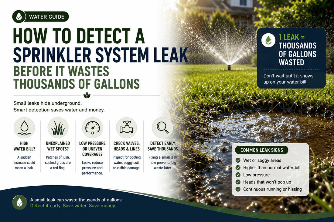 How to Detect a Sprinkler System Leak (Before It Wastes Thousands of Gallons) - Soildrops