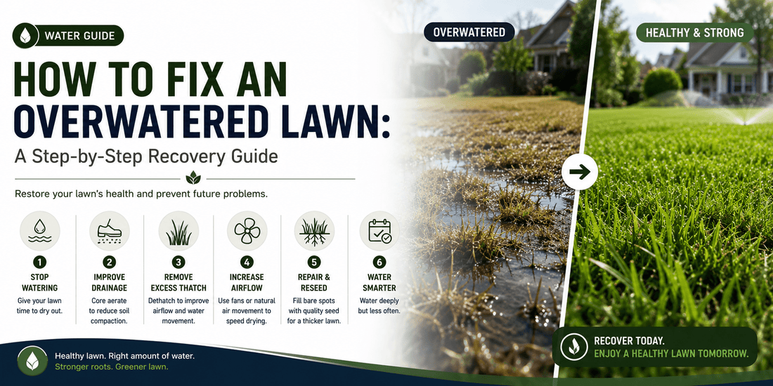 How to Fix an Overwatered Lawn: A Step-by-Step Recovery Guide - Soildrops