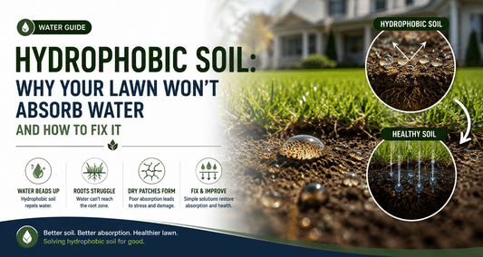 Hydrophobic Soil: Why Your Lawn Won't Absorb Water (and How to Fix It) - Soildrops