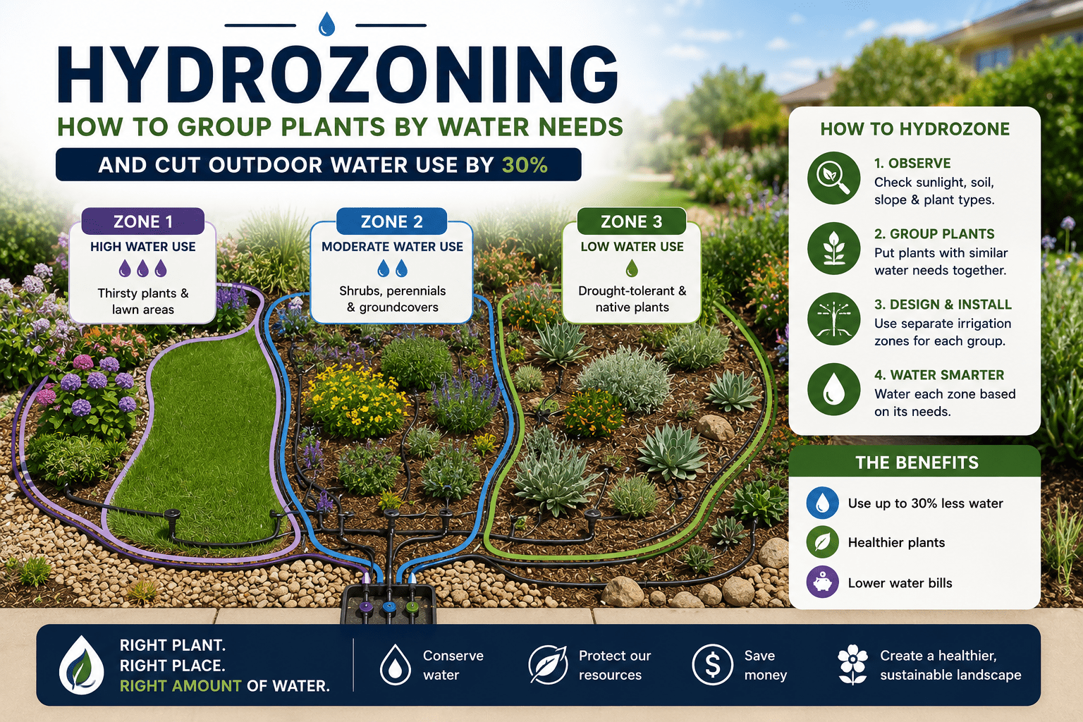 Hydrozoning: How to Group Plants by Water Needs and Cut Outdoor Water ...