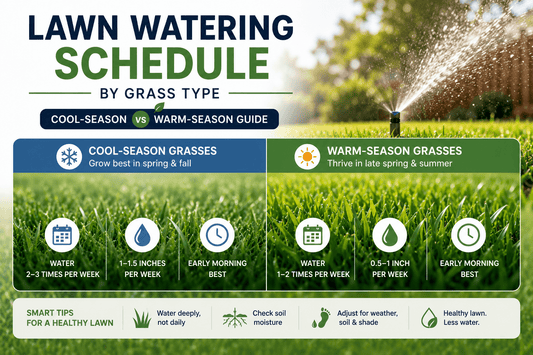 Lawn Watering Schedule by Grass Type: Cool-Season vs Warm-Season Guide - Soildrops