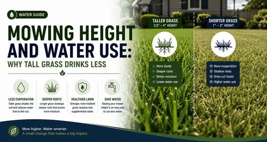Mowing Height and Water Use: Why Tall Grass Drinks Less - Soildrops