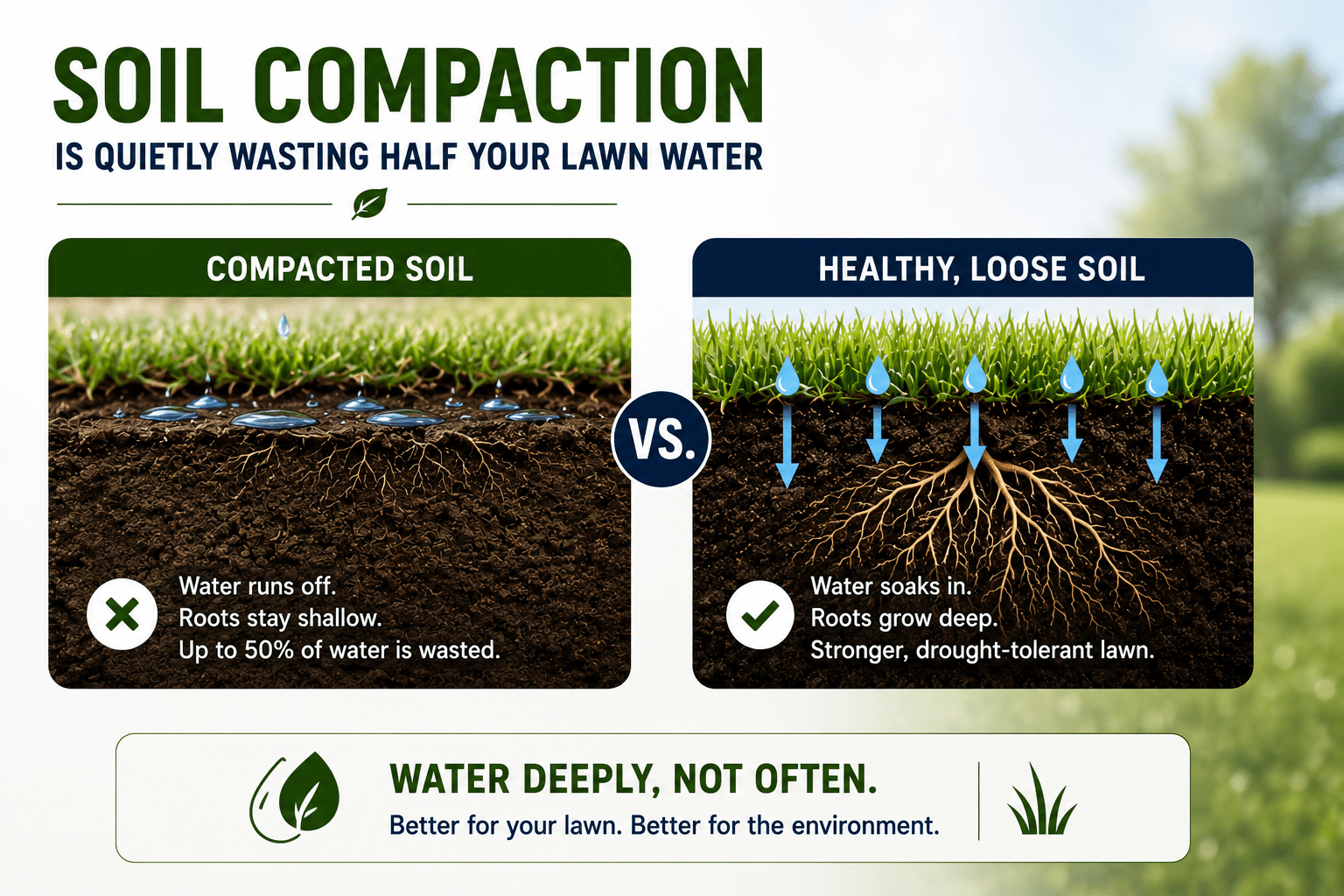 Soil Compaction Is Quietly Wasting Half Your Lawn Water — Here's the S ...