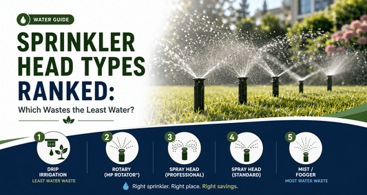 Sprinkler Head Types Ranked: Which Wastes the Least Water? - Soildrops