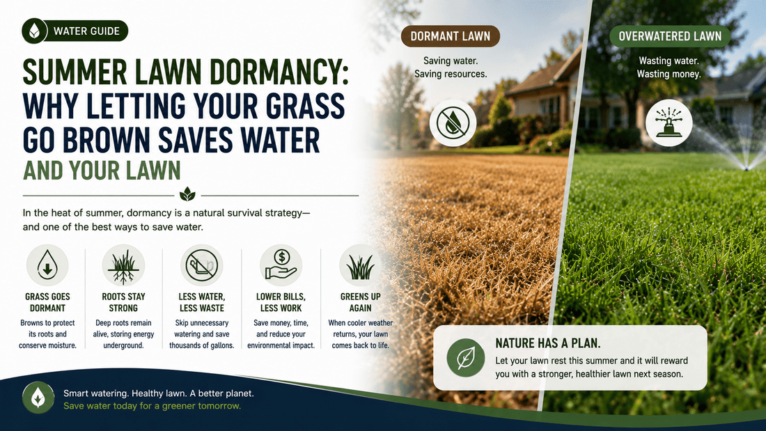 Summer Lawn Dormancy: Why Letting Your Grass Go Brown Saves Water (and Your Lawn) - Soildrops