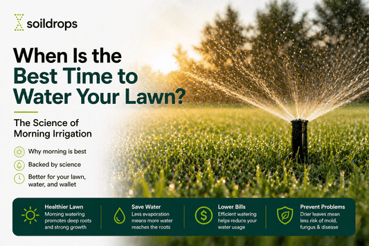 When Is the Best Time to Water Your Lawn? The Science of Morning Irrigation - Soildrops