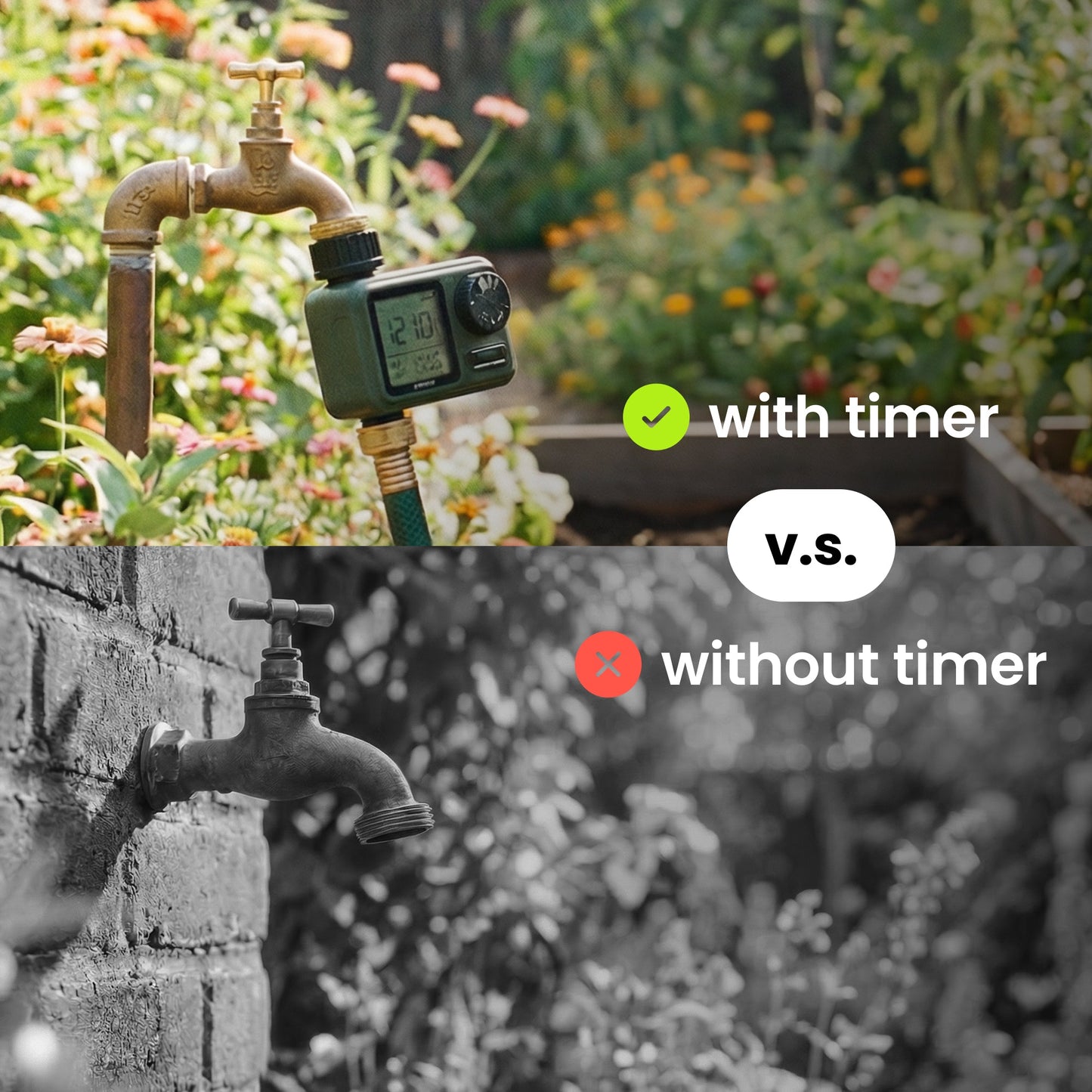 One - way Hose timer - Soildrops