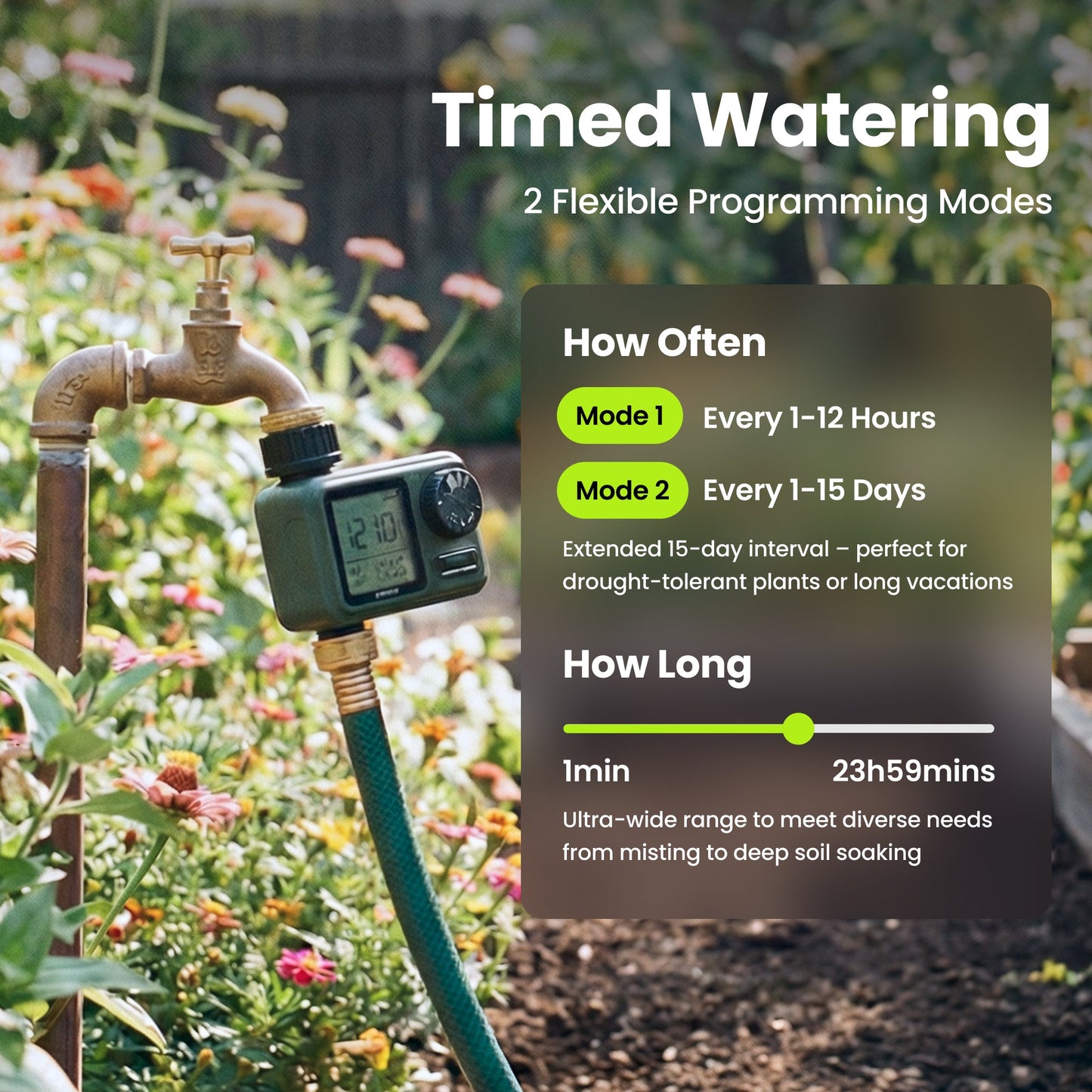 One - way Hose timer - Soildrops