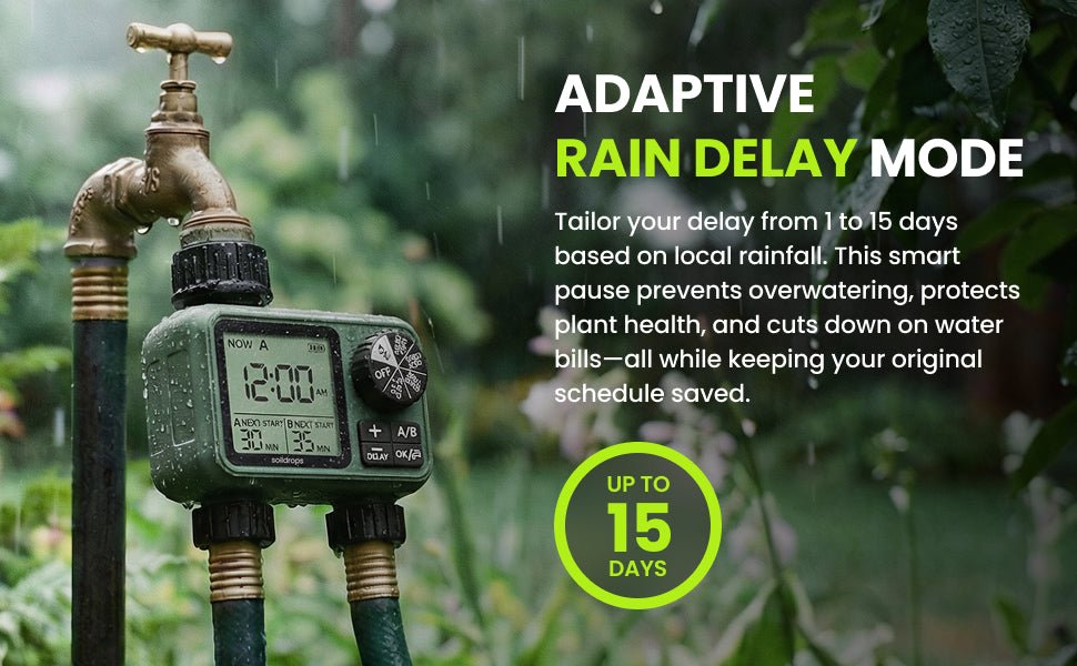 Two - way Hose timer - Soildrops