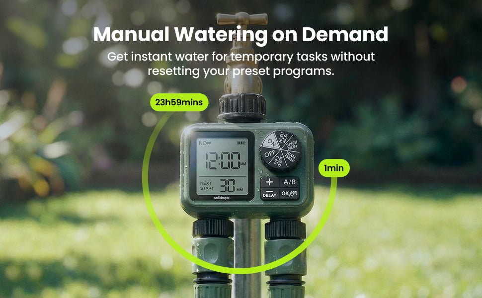 Two - way Hose timer - Soildrops